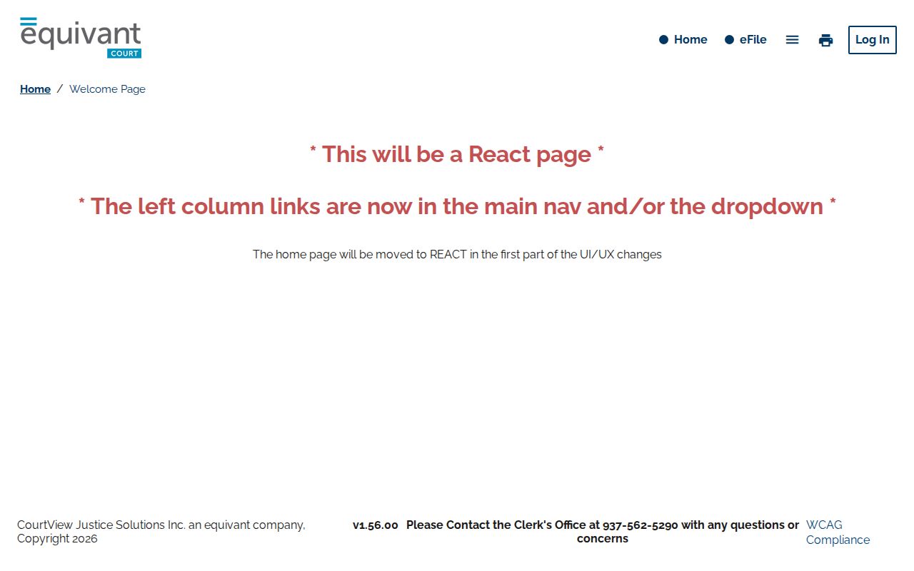 Xenia residents directory Greene County CourtView docket search