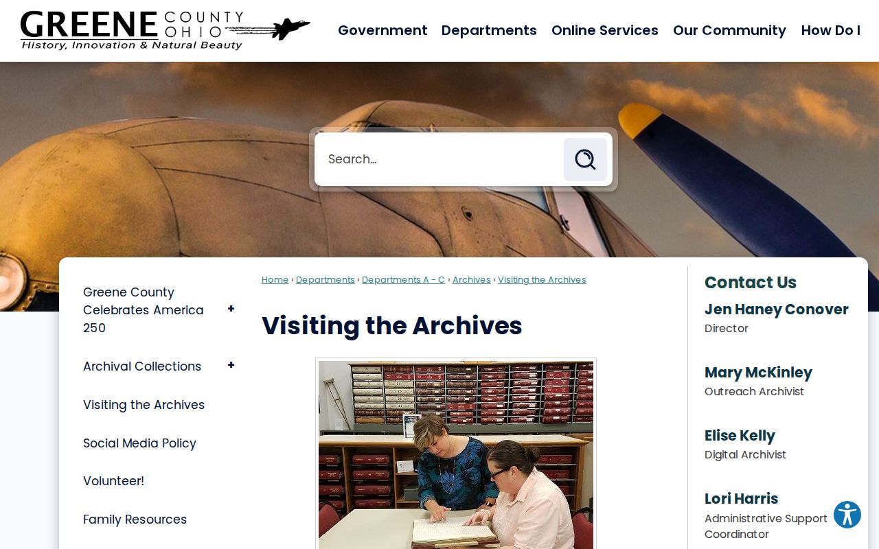 Xenia previous residents Greene County Archives visiting information